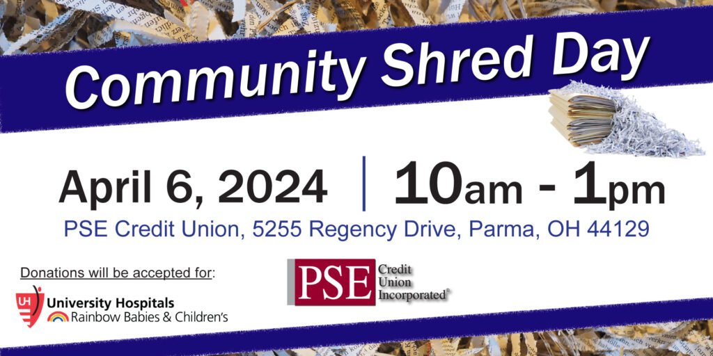 Community Shred Day flyer