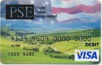 PSE Credit Union VISA Check Card