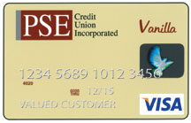 PSE Credit Union VISA Vanilla credit card